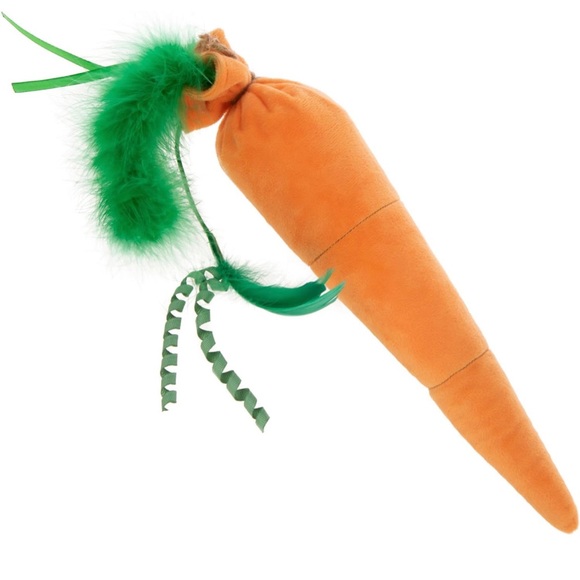 SmartyKat Kolossal Karrot Catnip Cat Toy - Picture 3 of 5